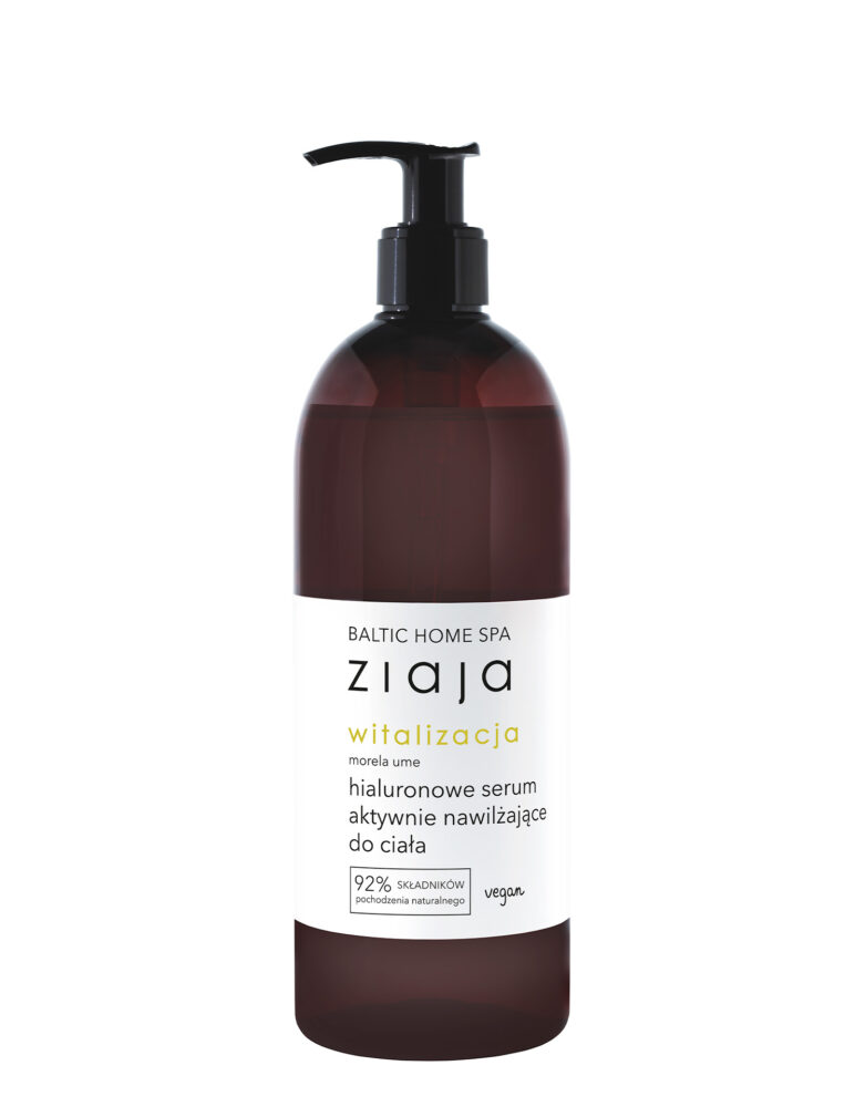 Ziaja BALTIC HOME SPA WITALIZACJA MORELA UME HIALURONOWE SERUM aktywnie nawilżające do ciała Ziaja BALTIC HOME SPA WITALIZACJA MORELA UME HIALURONOWE SERUM aktywnie nawilżające do ciała